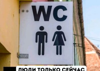 На дверях большинства общественных туалетов висит табличка «WC»